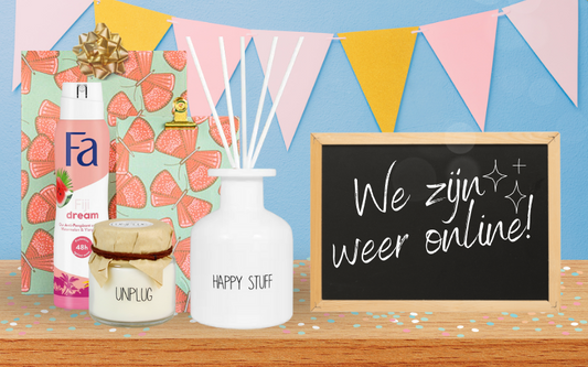 We zijn weer online!