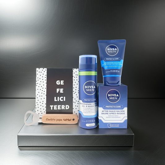 Nivea Protect&Care Gezichtsverzorging met Chocoladewens & Bieropener Coolste Papa