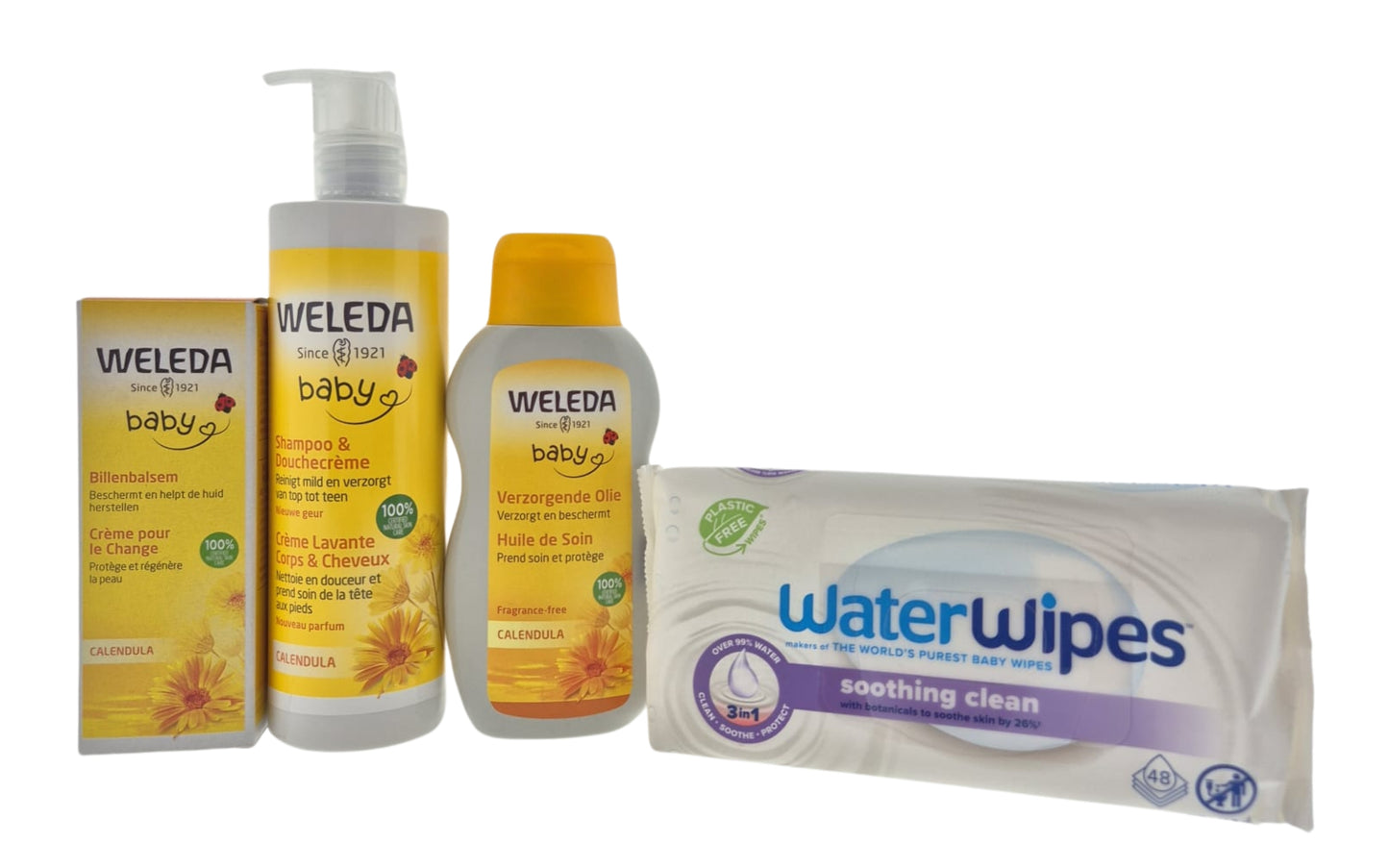Weleda Kraamcadeau Lichaamsverzorging en Billendoekjes
