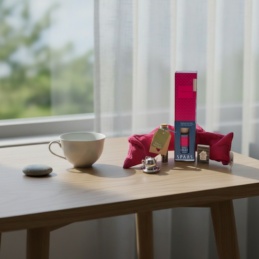 Spaas Geurstokjes Joyful met Warmtekussen - Thee & Zeepje