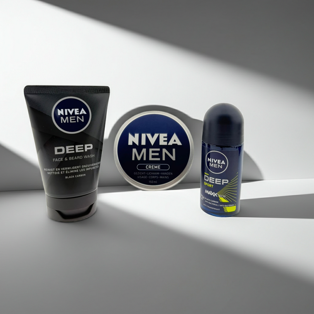 Nivea Men Deep Face & Beard Gift Set