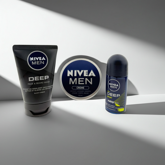 Nivea Men Deep Face&Beard Cadeauset