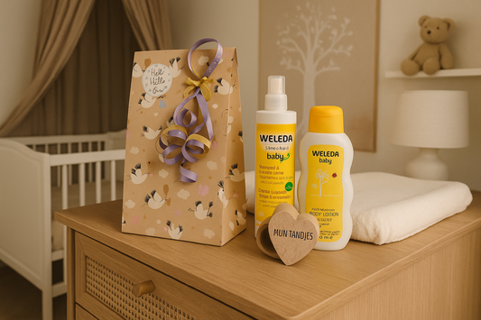 Weleda Baby Cadeauset Verzorging met Tandjes bewaardoos
