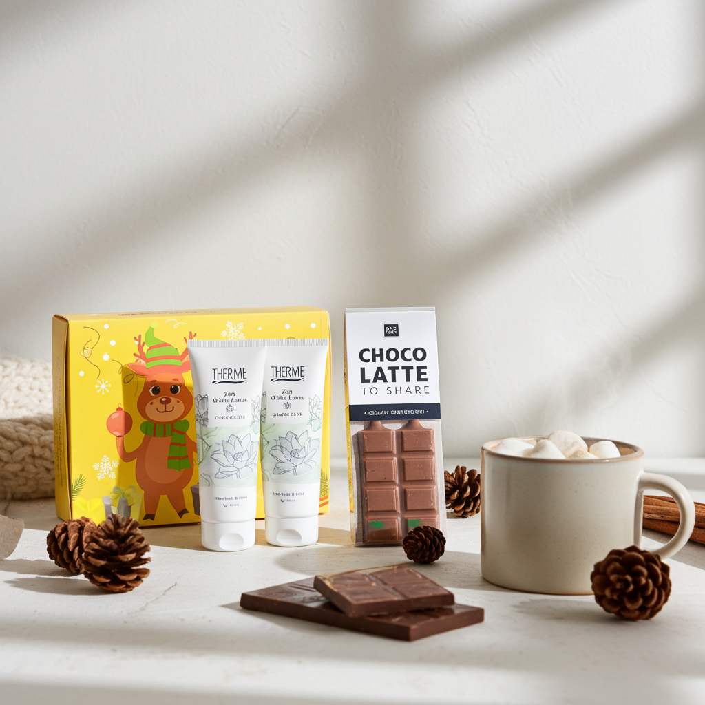 Therme Cadeauset Zen White Lotus Douche, Vaseline Blikje, Feestelijke thee