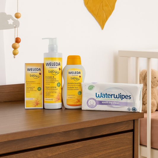 Weleda Kraamcadeau Lichaamsverzorging en Billendoekjes