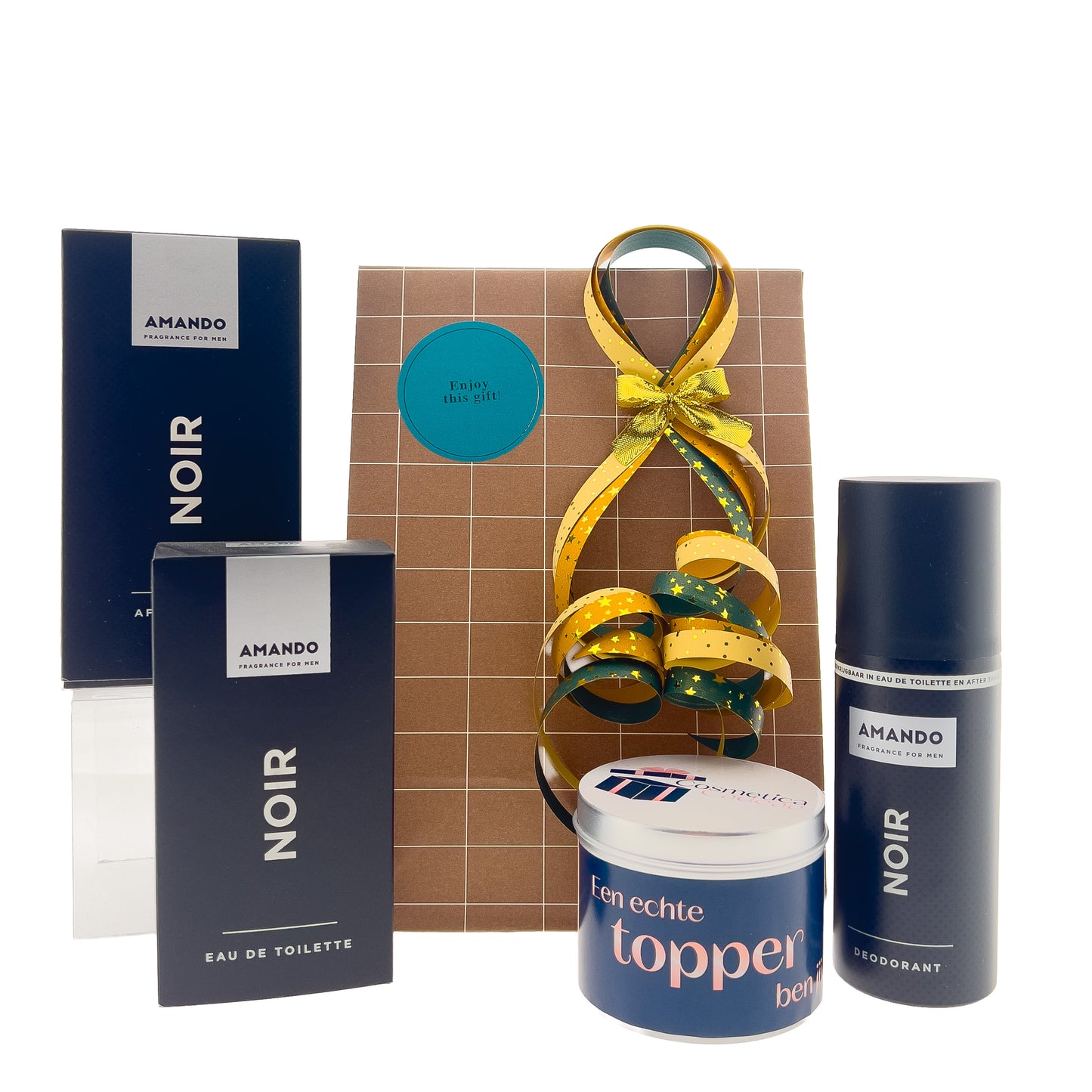 Amando Cadeauset Noir Topper