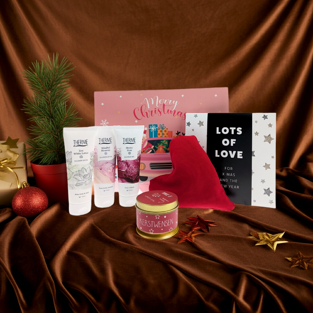 Therme Cadeauset Kerst Douchjes - Chocolade en Hartje Kersepit