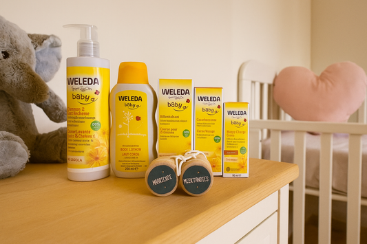 Weleda Baby Cadeauset Luxe Verzorging met Haarlokje & Tandjes bewaardoos