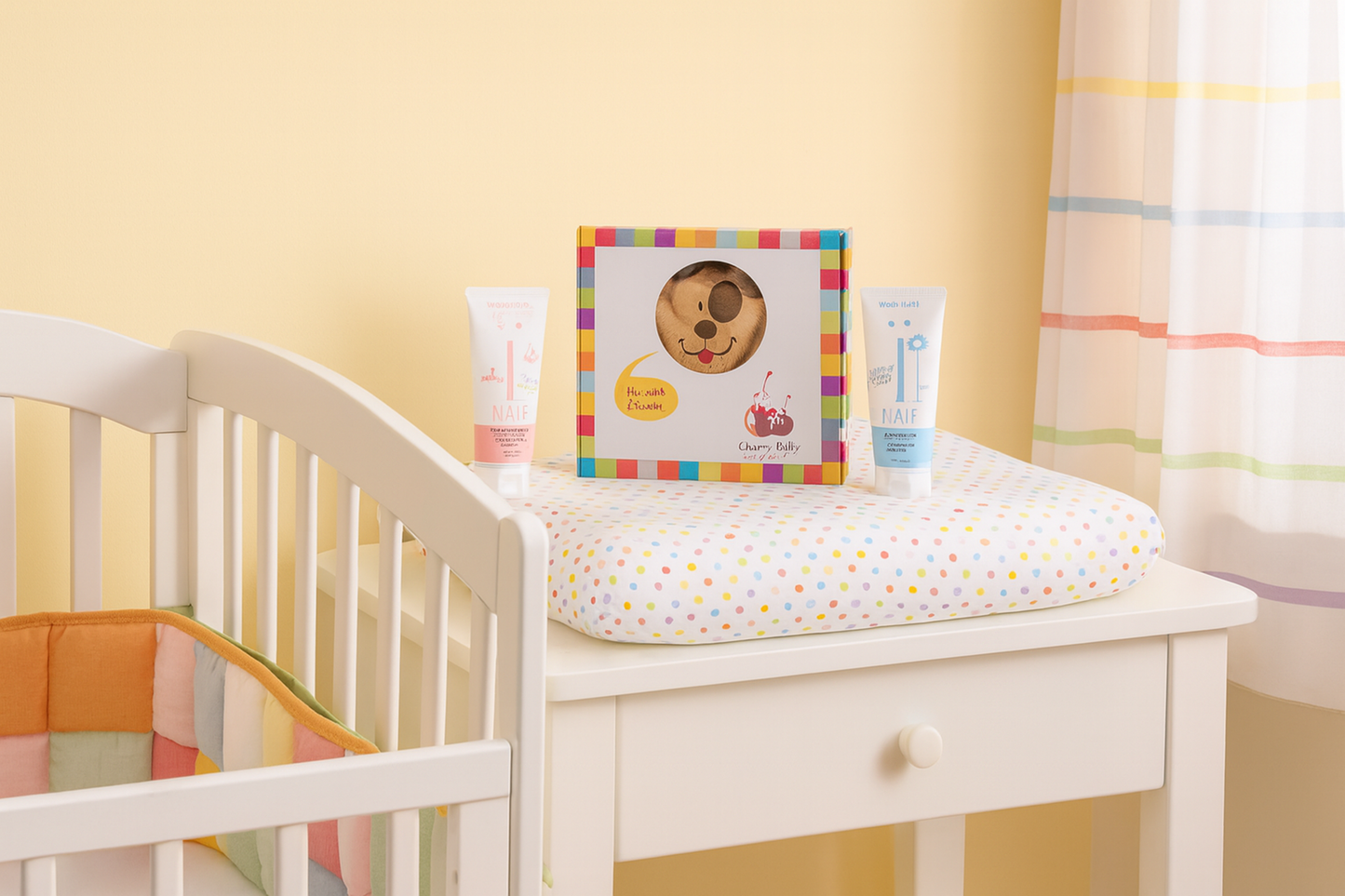 Naif Baby Cadeauset Washgel - Bodylotion & Warmteknuffel