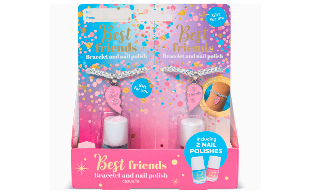 Casuelle Cadeauset Best Friends Armband + Nagellak