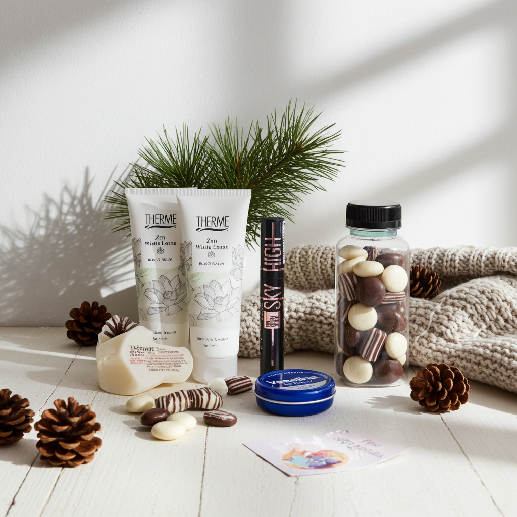 Therme Cadeauset Zen White Lotus & Maybelline Mascara - Kruidnoten - Sinterklaas