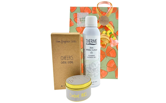 My Flame Cadeauset Cheers Geurstokjes & Therme Zen White Lotus