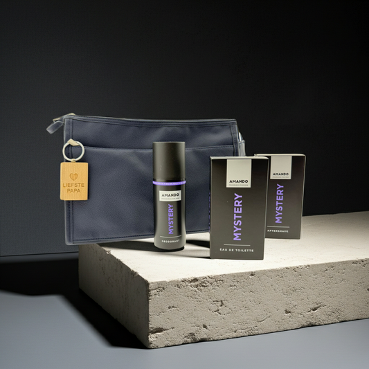 Amando Mystery Cadeauset Toilettas & Sleutelhanger Papa