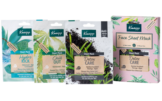 Kneipp Cadeauset Face Sheet Maskers 3st.