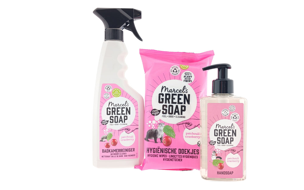 Green Soap Cadeauset New Home Patchouli Cranberry Compleet