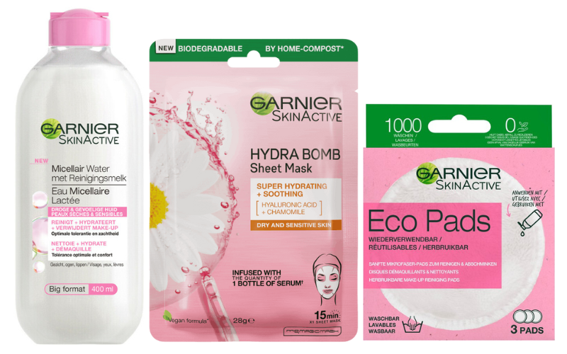 Garnier Cadeauset Skin Care Face