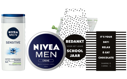 Nivea Cadeauset Meester Bedankt Schooljaar