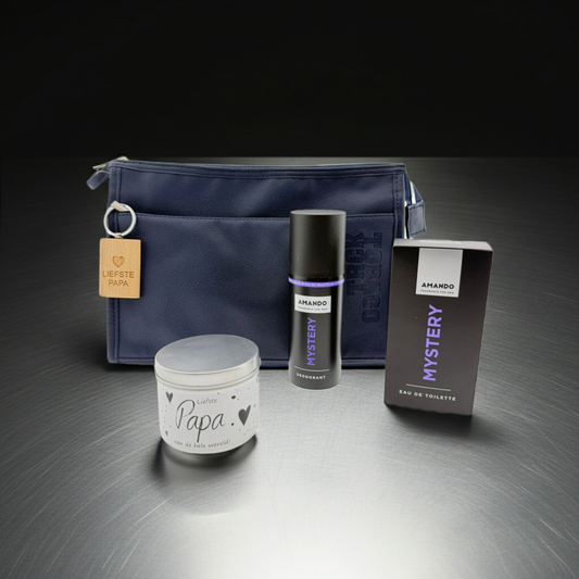 Amando Mystery Cadeauset met Toilettas & Snoepblik