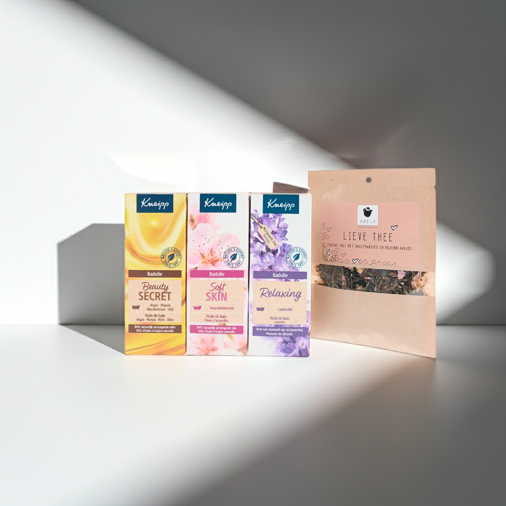 Kneipp Cadeauset Bad Olie Beauty Secret & Lieve thee