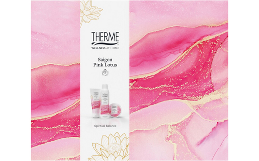 Therme Cadeauset Saigon Pink Lotus Scrub & Butter & Foam