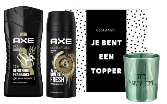 Axe Cadeauset Geslaagd Gold Temptation