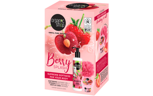 Organic Shop Cadeauset Berry Splash Supreme Softness