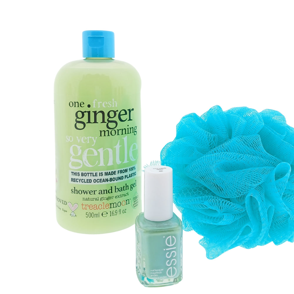 Treaclemoon Cadeauset met Douche Ginger - Nagellak en Puff Spons