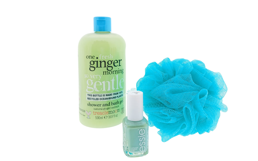Treaclemoon Cadeauset met Douche Ginger - Nagellak en Puff Spons