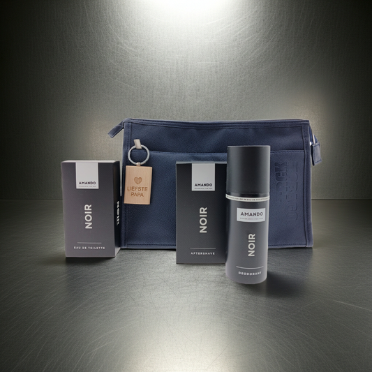 Amando Noir Papa Cadeauset met Toilettas