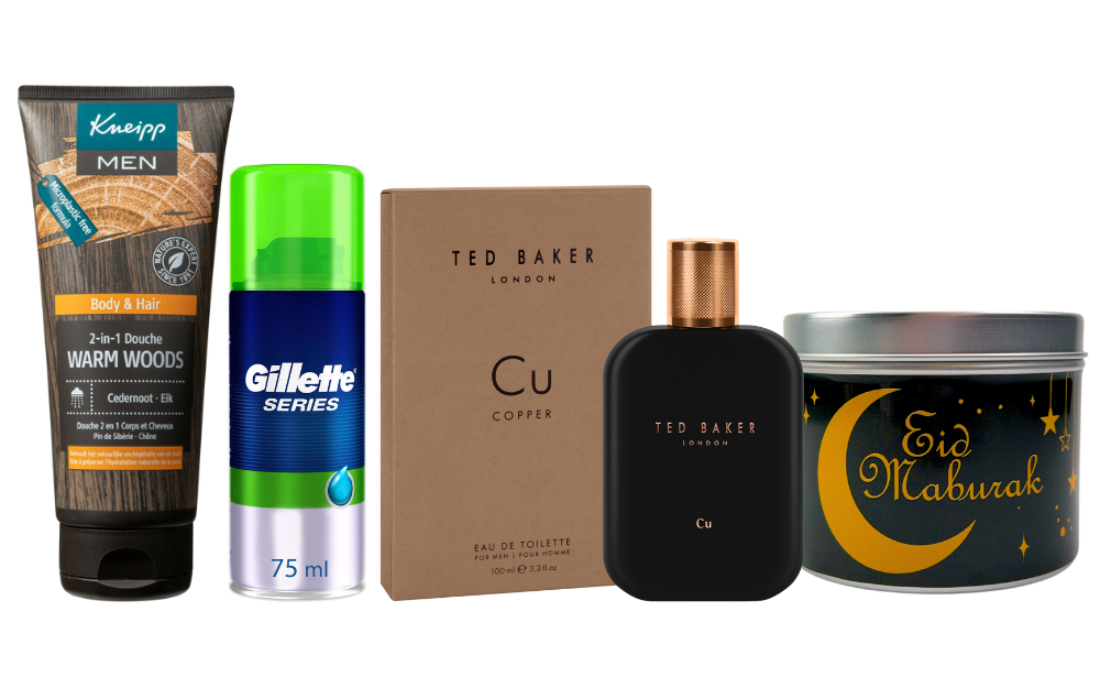 Ted Baker Cadeauset Ramadan Suikerfeest Men Eau de Toilette Cu Copper, Kneipp & Gillette