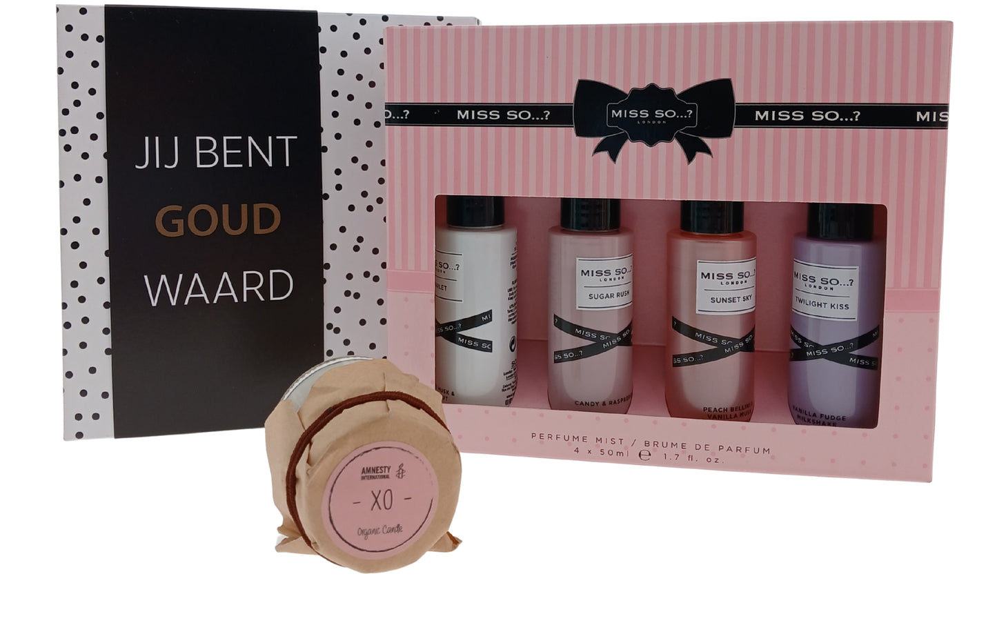 So...? Escapes Gift Set with Mini Set - Chocolate Wish &amp; Candle