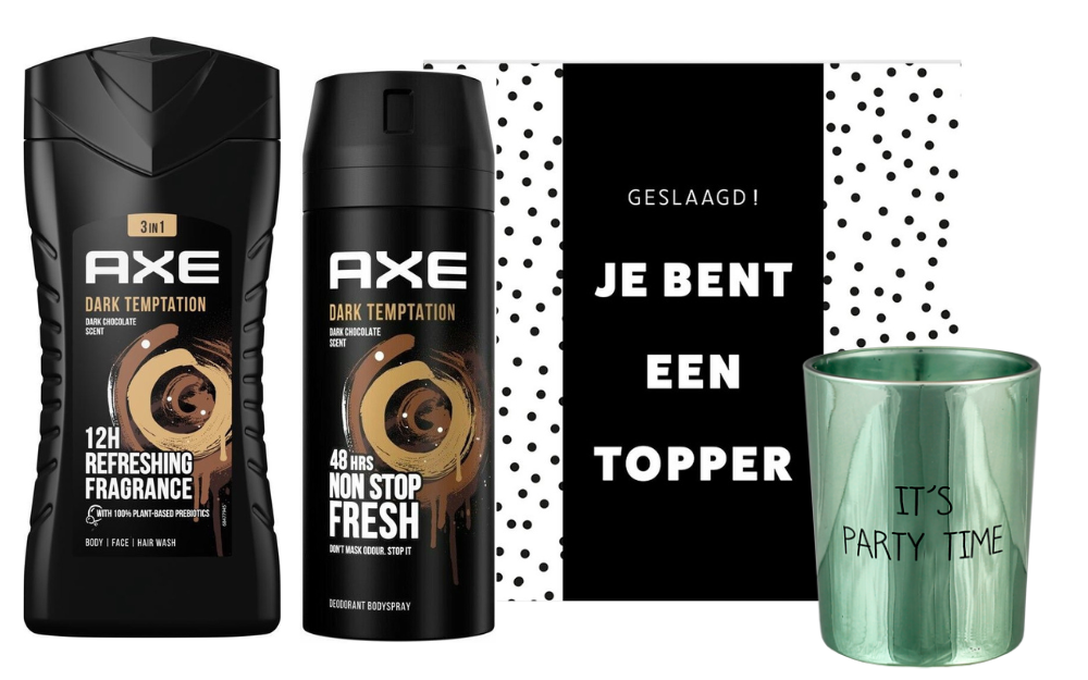 Axe Cadeauset Geslaagd Dark Temptation