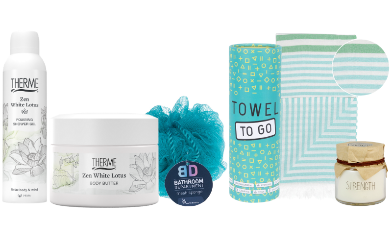 Therme Cadeauset Zen White Lotus Hammam Handdoek