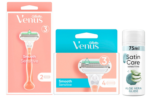 Gillette Cadeauset Venus Smooth Sensitive