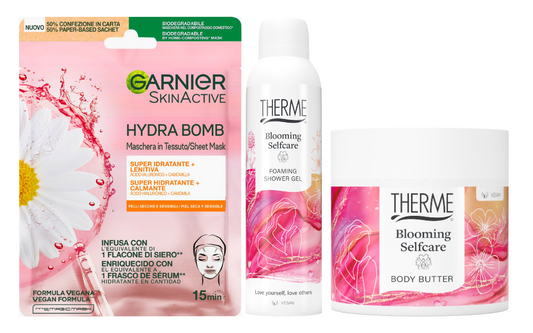 Therme Cadeauset Blooming Self Care Douche & Body