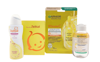 Zwitsal Eau de toilette & Deo Cadeauset, Garnier Mask en Micellair Water