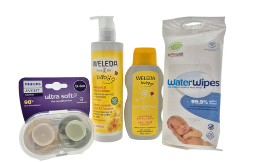 Weleda Baby Kraamcadeau met Fopspeen en Billendoekjes
