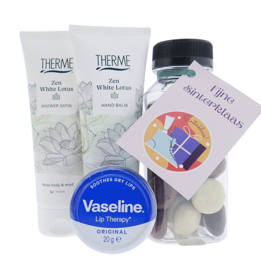 Therme Cadeauset Zen White lotus & Vaseline - Kruidnoten - Sinterklaas