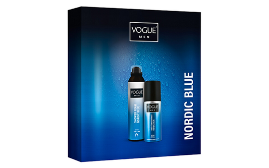 Vogue Cadeauset Men Nordic Blue Box Douche & Deo