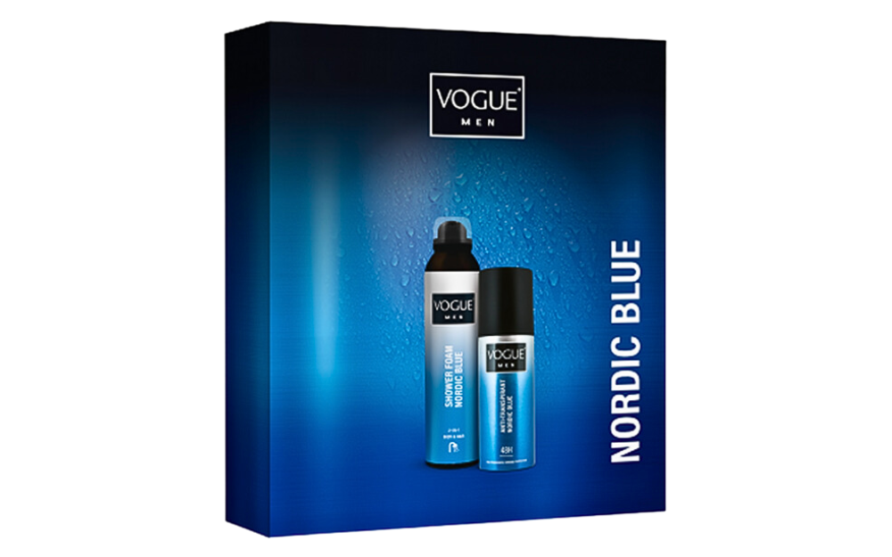 Vogue Cadeauset Men Nordic Blue Box Douche & Deo