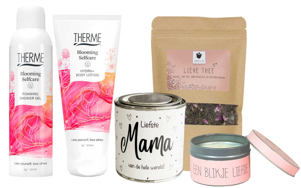 Therme Cadeauset Blooming Self Care Douche, Body & Thee Mama