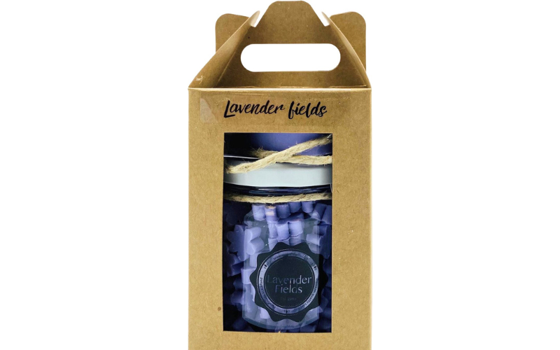 Soap & Gifts Cadeauset Pot&Koordzeep Lavendel Fields