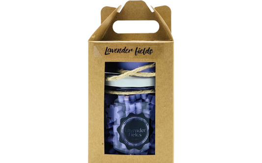 Soap & Gifts Cadeauset Pot&Koordzeep Lavendel Fields