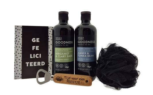 Baylis & Harding Men Douche met Puff Chocoladewensen Bieropener Feestje