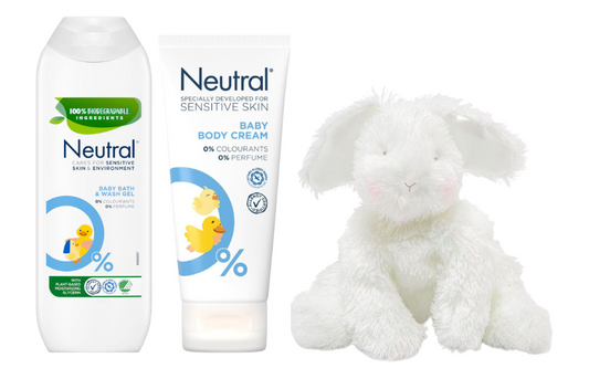 Neutral Cadeauset Baby Bad & Bunnies