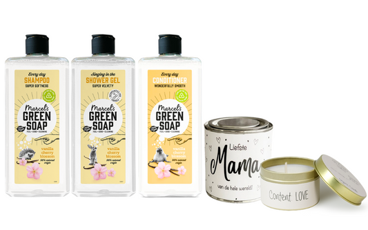 Marcel's Green Soap Cadeauset Kersenbloesem & Vanilla Mama