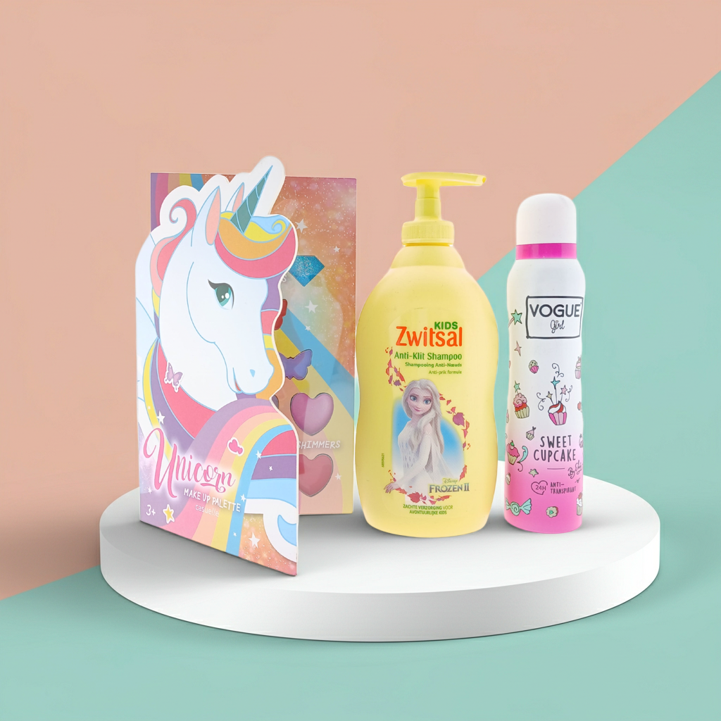 Zwitsal Girls Cadeauset Shampoo & Deo, Make Up Palette