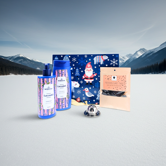 Melkmeisje Cadeauset Lavendel Douche & Handzeep - Feestelijke Thee