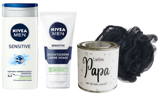 Nivea Cadeauset Papa Sensitive