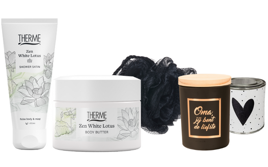 Therme Cadeauset Zen White Lotus Oma Hart